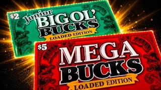 🤑NEW  MEGA BUCKS & JR BIG OL BUCKS TICKETS 🤑