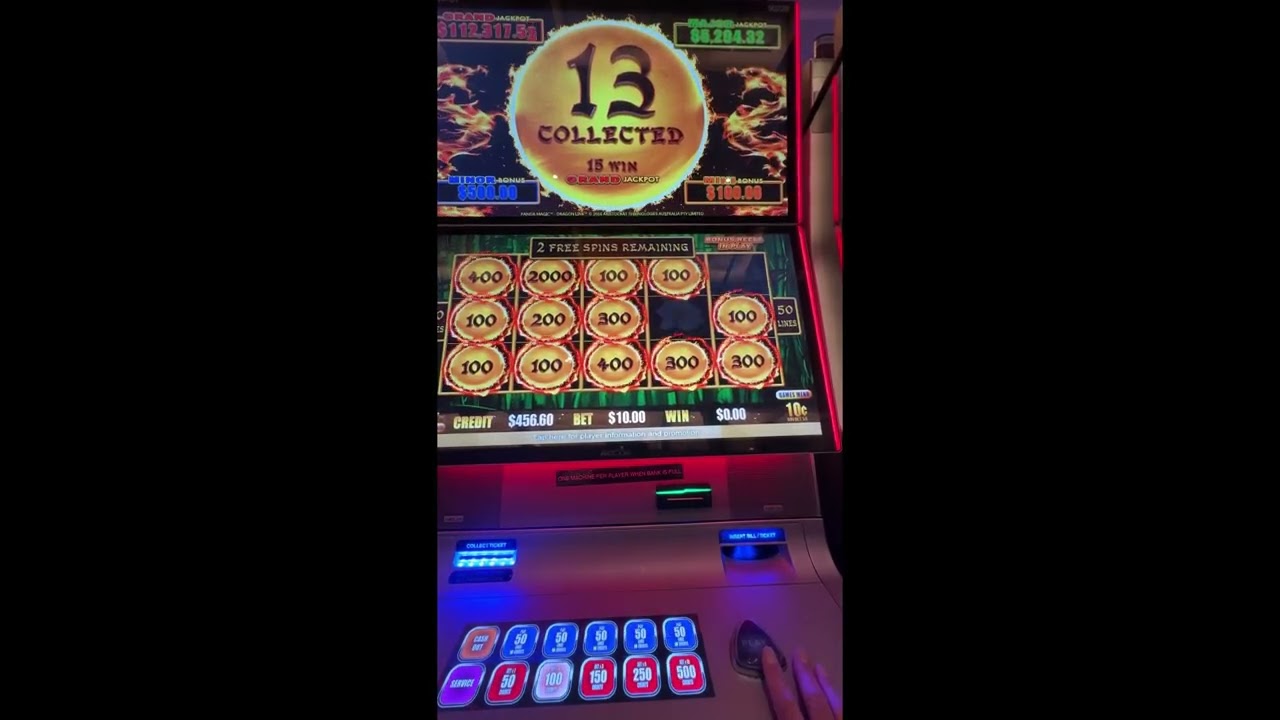 High Limit Bonus on Dragon Link at the Hard Rock in Tampa Florida