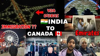 INDIA TO CANADA | VIA DUBAI | IMMIGRATION Q&A | VIA EMIRATES | WINTER INTAKE