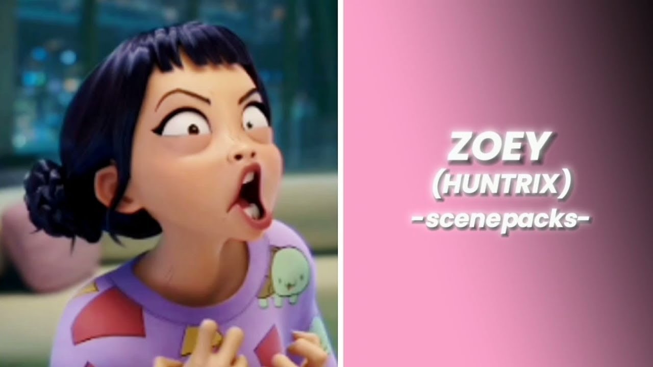 [4/5] Zoey (HUNTRIX) scene packs FHD | Kpop Demon Hunters - YouTube