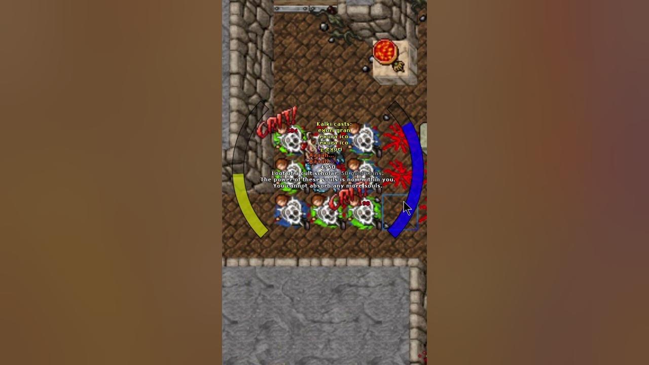 EK Carlin Cults Tibia RUSH XP #shorts #tibia - YouTube