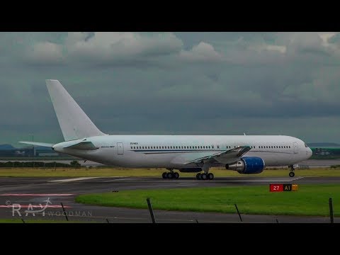 AeroNexus 767 departure at Liverpool with Insane Climb | ZS-NEX | 14th July 2016