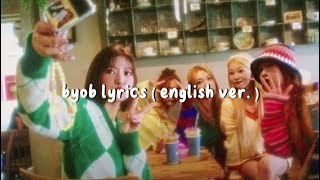 Billlie byob ( bring your own best friend ) en ver. Lyrics