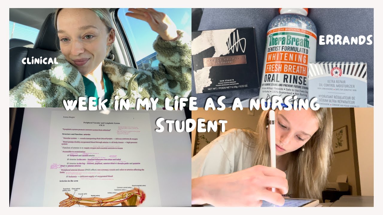 week in the life of a nursing student | vlog♡ - YouTube