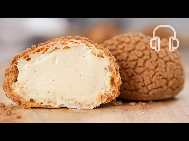 [ASMR]Cream puff ×Speculoos　シュークリーム×スペキュロス　クッキーシュー