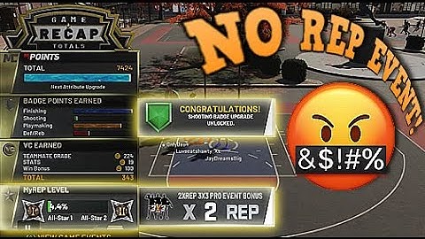I PLAYED THE DOUBLE REP 3v3 PRO EVENT FOR NOTHING, NBA 2K20