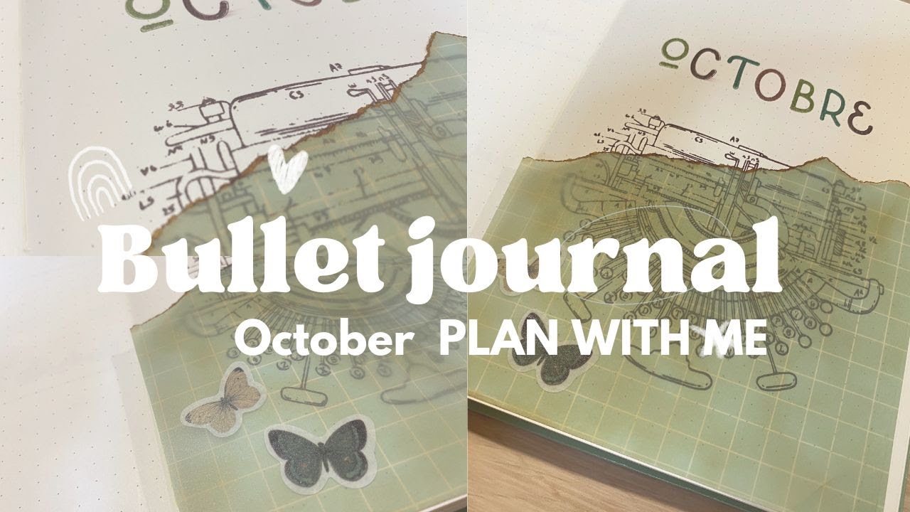 BULLET JOURNAL Plan with me Octobre