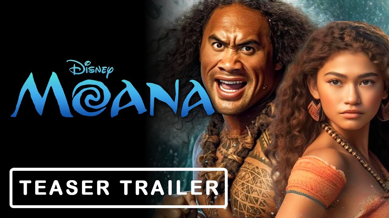 MOANA Live Action (2024) Teaser Trailer Disney Dwayne Johnson