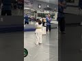 Sensei Robert doing breakfalls with basic class