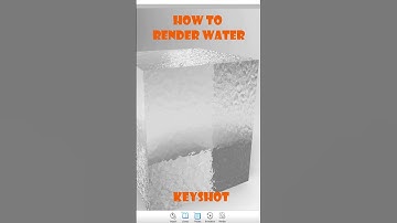 How to render water keyshot #shorts