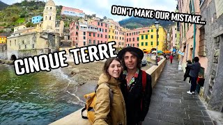 CINQUE TERRE In One Day  NOT What We Were Expecting! | VAN LIFE ITALY