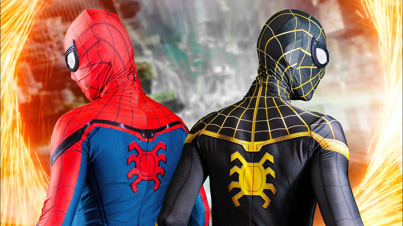 TEAM SPIDER-MAN ? BLACK & RED SPIDERS ? SUPERHERO In Real Life (Epic Live  Action) - YouTube