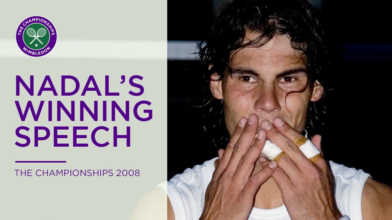 Rafael Nadal's 2008 winning speech | Wimbledon Retro