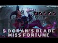 5 DORAN'S BLADE MISS FORTUNE - PATCH 9.23 PRESEASON - LEAGUE OF LEGENDS