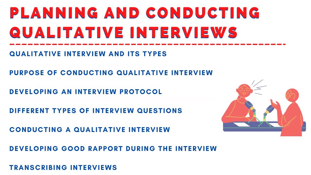 kinds of interview in qualitative research