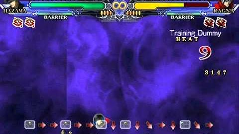 Amateur Hazama Combos BBCS2