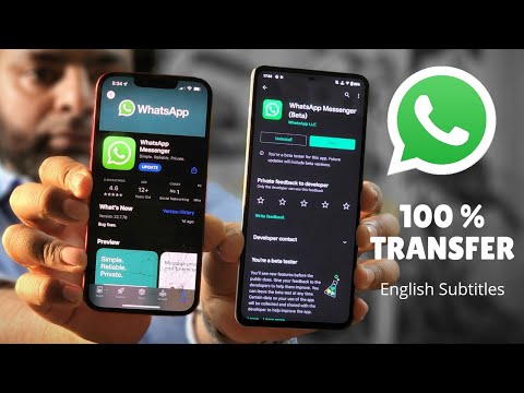 Best Way to Transfer WhatsApp Data from Android to iPhone | iPhone to Android 2022