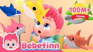 EP39 | Five Little Sharks 🦈 | Baby Shark Doo Doo Doo | Bebefinn Songs for Kids | Nursery Rhymes