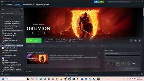How To Fix The Elder Scrolls IV Oblivion Remastered Unhandled EXCEPTION_ACCESS_VIOLATION On PC