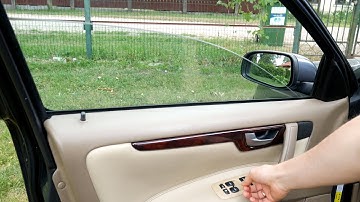 How to reset window auto Up/Down function Volvo cars