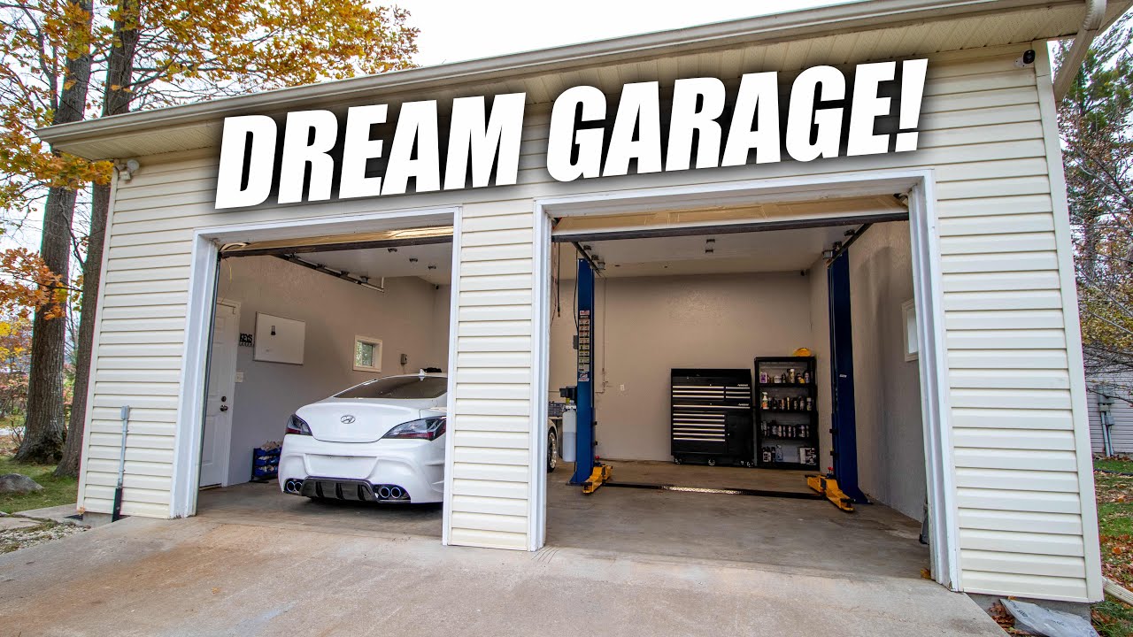 The ULTIMATE Backyard Garage Transformation! - YouTube