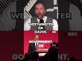'When a UK Prime Minister prefers Davos over Westminster, it says everything.'