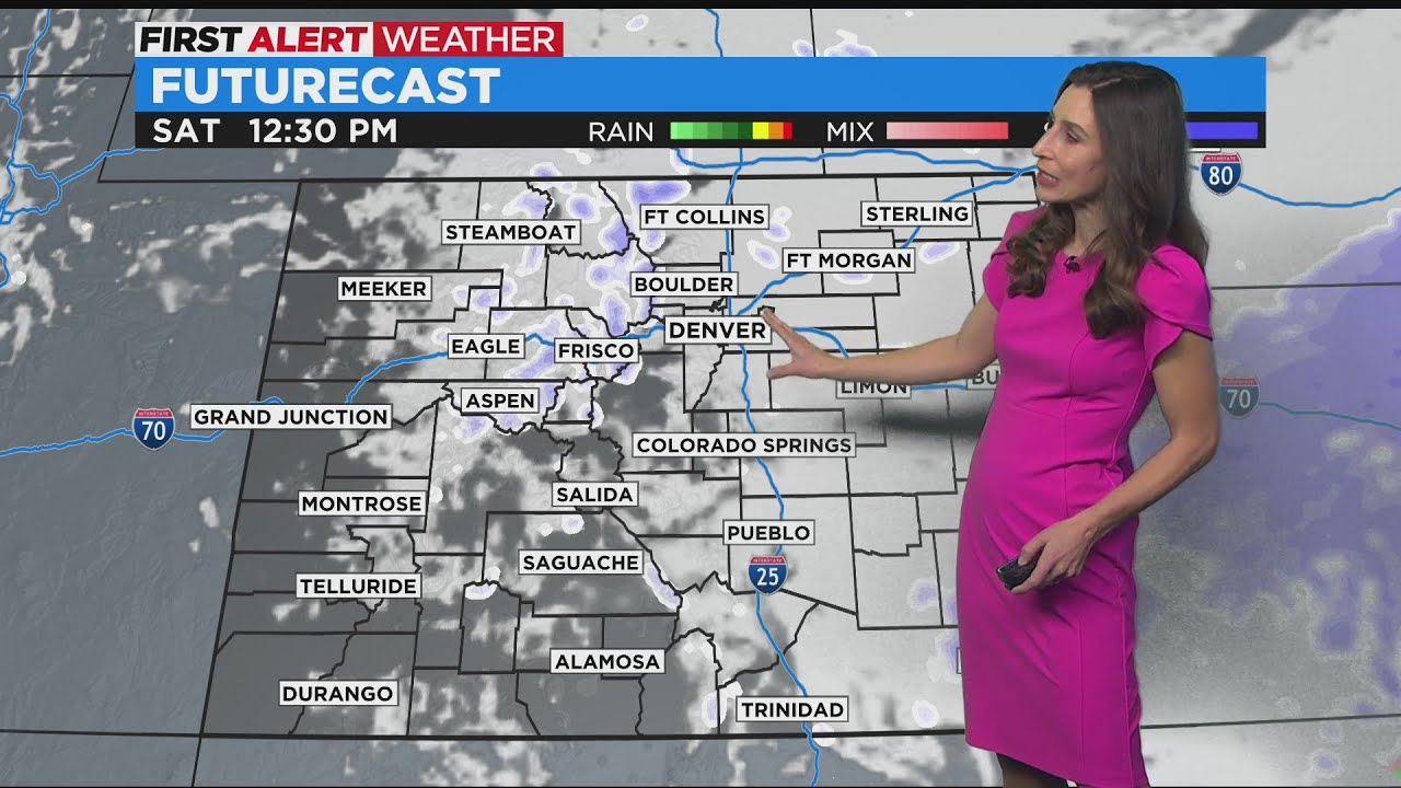 Cold start to the weekend with high temperatures below normal - YouTube