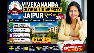 VGU Jaipur Complete Review 2026 | Placement Reality, Hostel, Fees &amp; Student Life