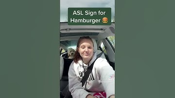 Learn How To Sign Hamburger in ASL for Beginners | American Sign Language #shorts