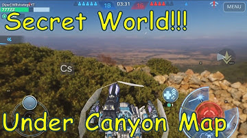 Under Canyon Map. Secret Map (World). War Robots Test Server