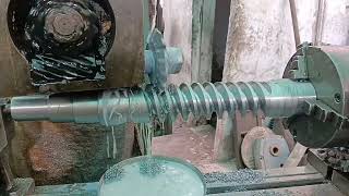 : Worm shaft kese banate hai | how to make worm shaft | worm shaft manufacture