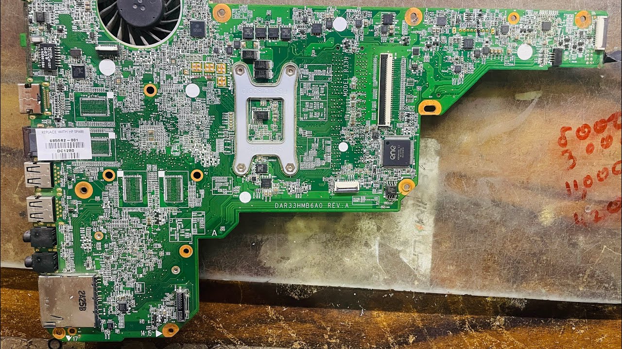 No Power || DAR33HMB6A0 Rev :A || Hp G6 R33H, Laptop Repairing And Repair  All. 