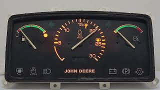 JOHN DEERE RE72198 LVA10560 INSTRUMENT CLUSTER REPAIR SERVICE ONE 1 GAUGE