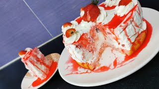 آيسكريم تشيز كيك فراولة/Strawberry cheese Ice cream