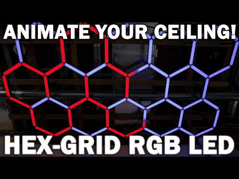 This 3D Printed Hexagon System Makes Insane Ceiling Lighting