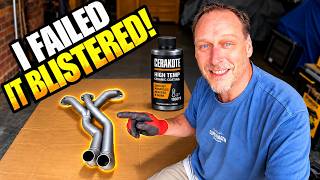 DIY Ceramic Coating My Mini Exhaust… It Went VERY Wrong! 😬