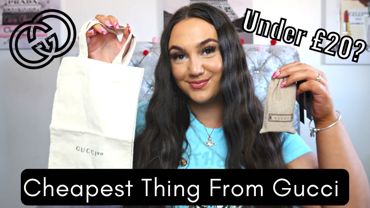 I BOUGHT THE CHEAPEST THING ON GUCCI CHEAP GUCCI CAITLIN