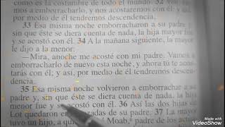 GÉNESIS 19:30-38 Lot y sus hijas 📖
