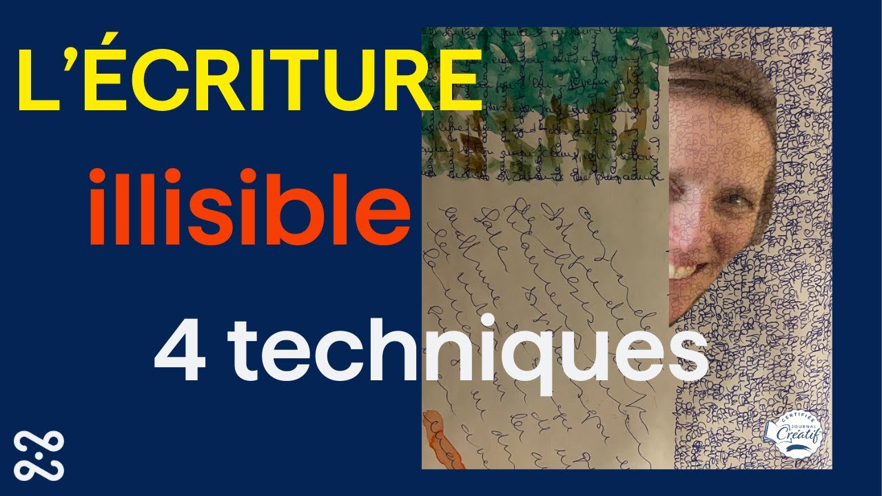 Lâcher prise avec l'écriture illisible - Tutoriels Journal Créatif#2