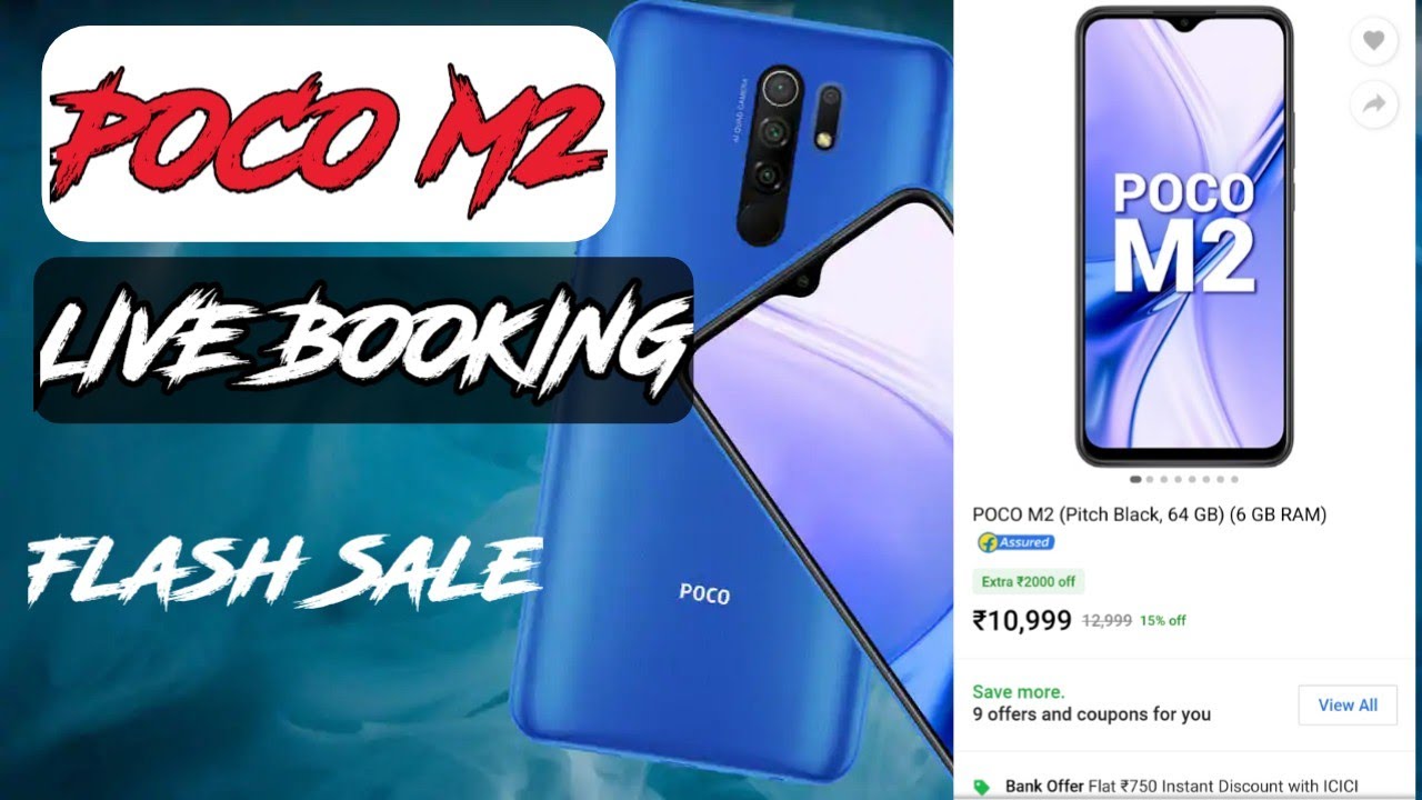 Live Booking POCO M2  On Flipkart | how to book poco m2  | m2  book kaise karen | Flipkart