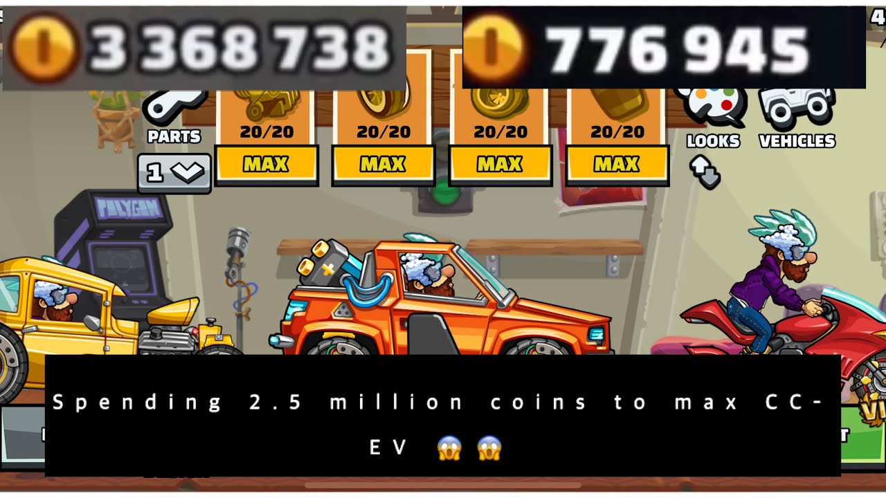 Spending about 2.5million coins in hcr 2 insane ( fuel citizenship event