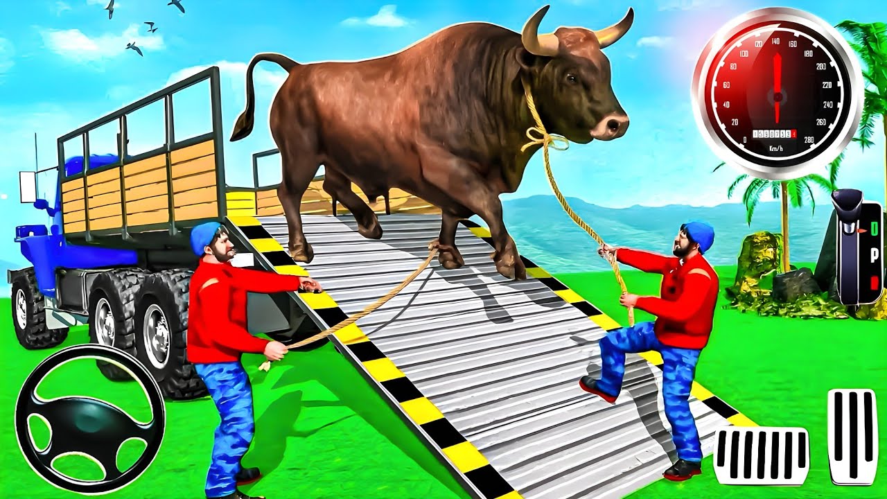 Farm Cargo Animals Transport Truck 3D - Animal Transport Truck Simulator - Android GamePlay 