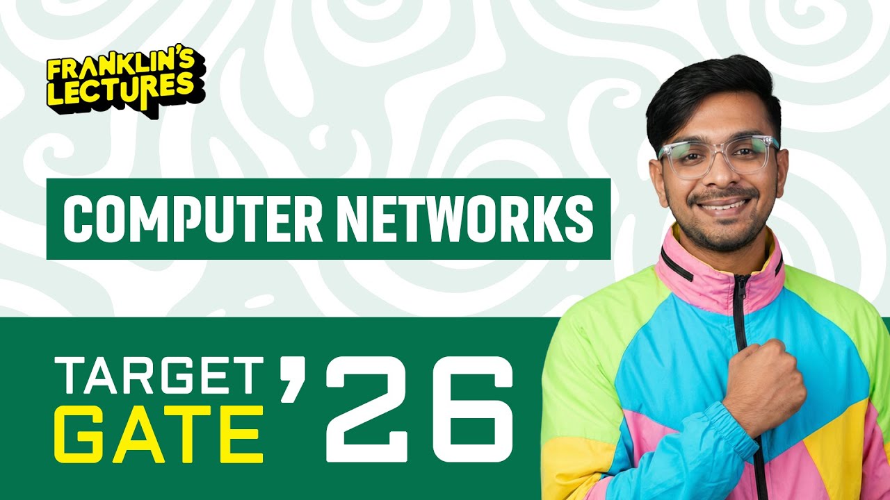 GATE 26 | Computer Network | Franklin's Lectures - YouTube