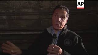 Gov Cuomo tours aging rail tunnel in funding push