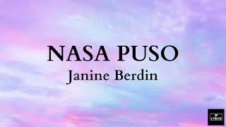 NASA PUSO - Janine Berdin (Lyrics)