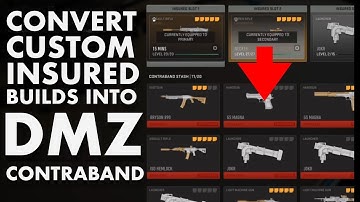 DMZ Contraband with YOUR custom weapons