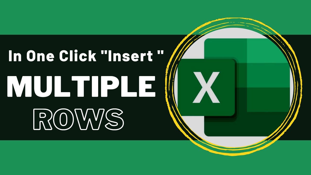 how-to-insert-many-multiple-rows-at-once-in-excel-urdu-hindi-youtube