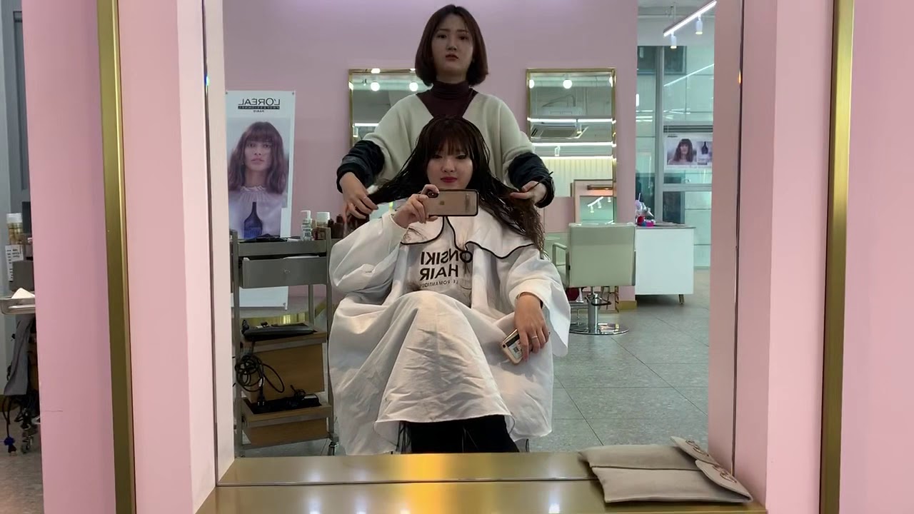  POTONG  RAMBUT  DI KOREA Murah  banget Cuma 350ribu 