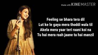 Vatsala : feelings (lyrics) song | feeling se bhara tera dil female
version full lyrics (hindi)