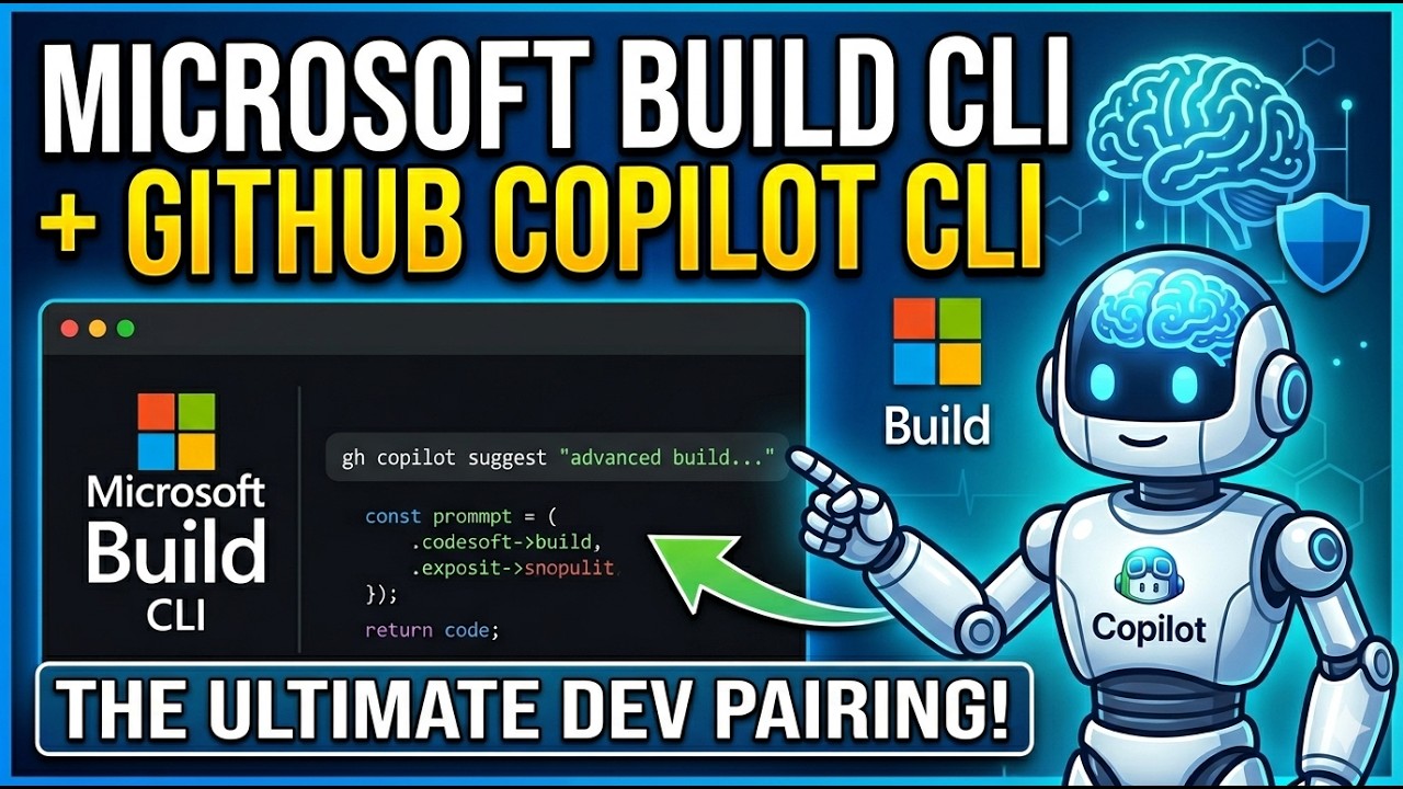 Microsoft Build CLI in GitHub Copilot - YouTube